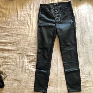 Abercrombie & Fitch Coated High Rise Skinny Jeans